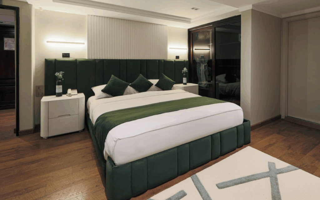 crucero de lujo por el nilo habitación