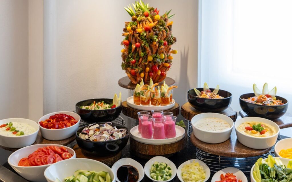 crucero de lujo por el Nilo - comida