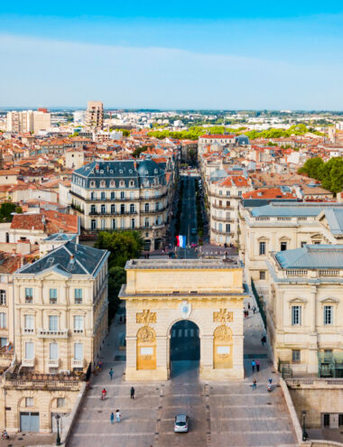 Triumphal Arch Arc Triomphe, Montpellier