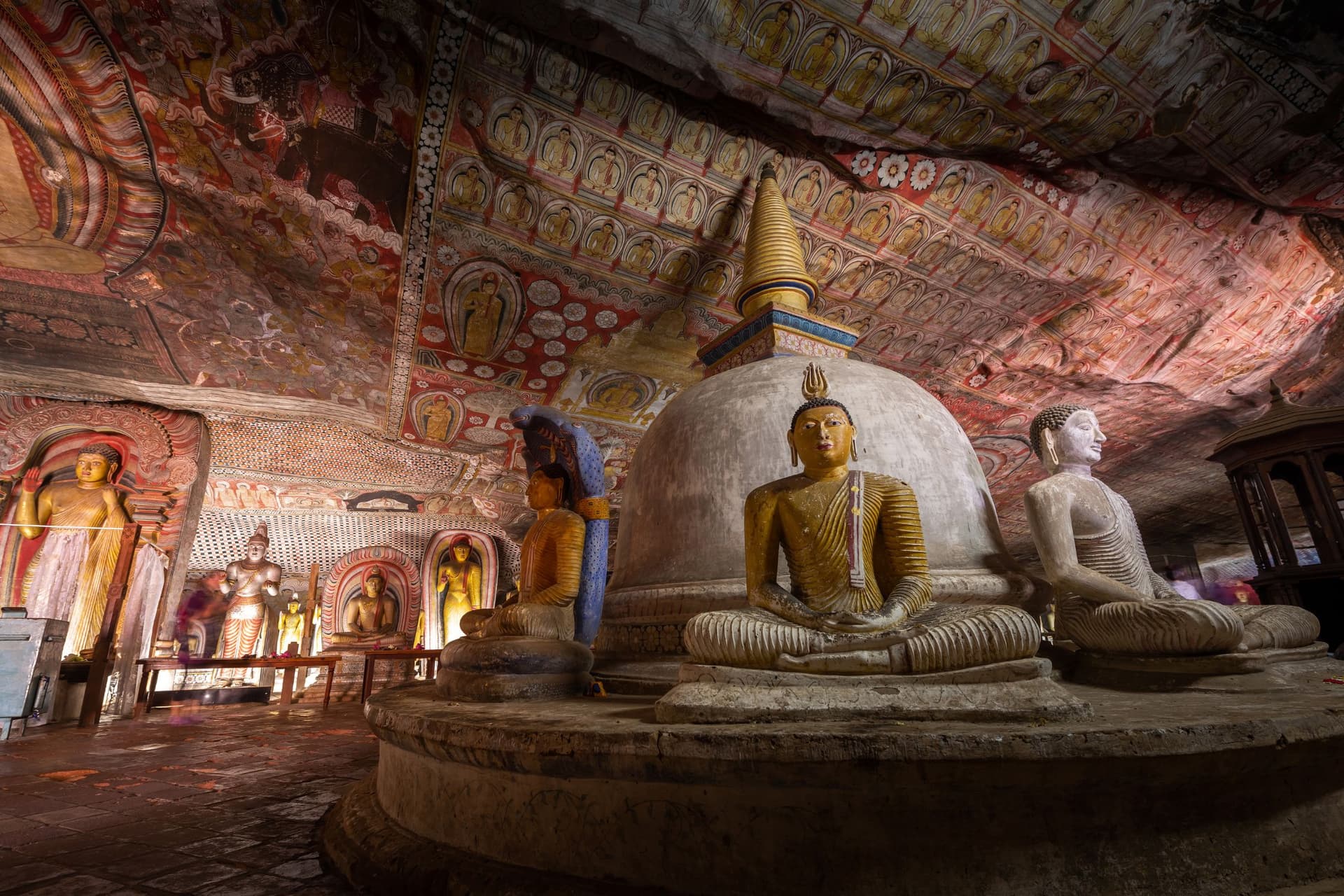 Cuevas de Dambulla en Sri Lanka. 