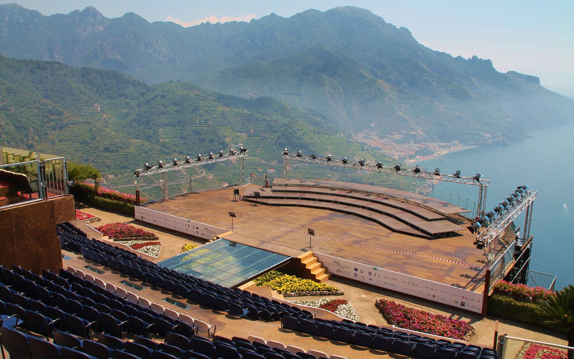Villa Rufolo, en Ravello, Costa Amalfitana