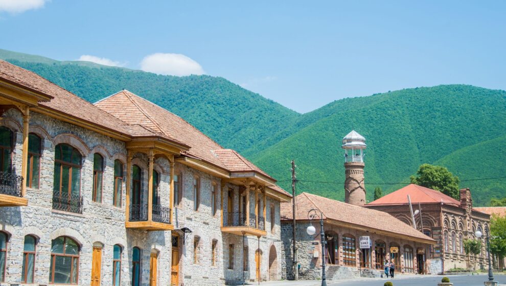 Viatge amb grup a Sheki, Azerbaidjan