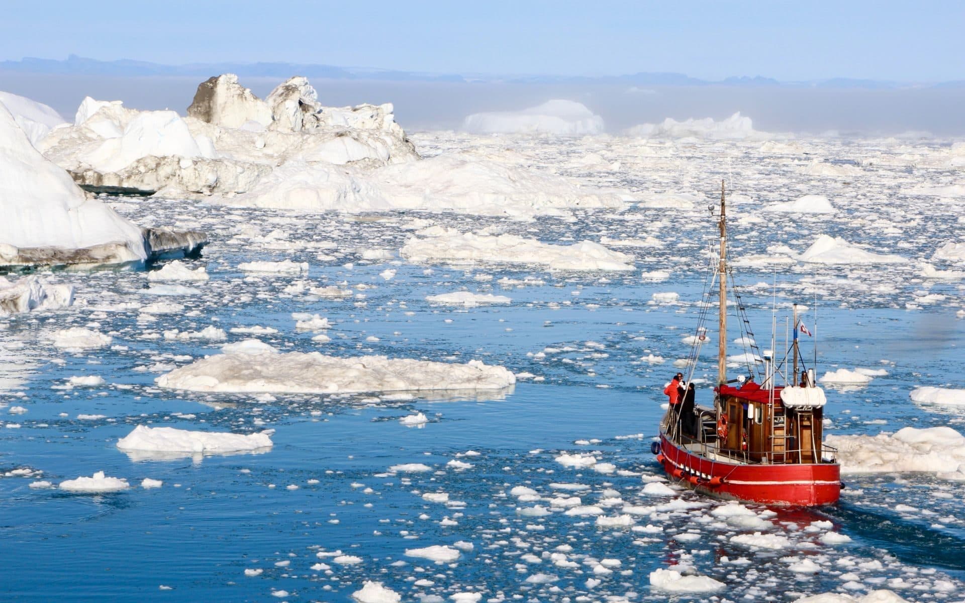 icebergs a groenlandia